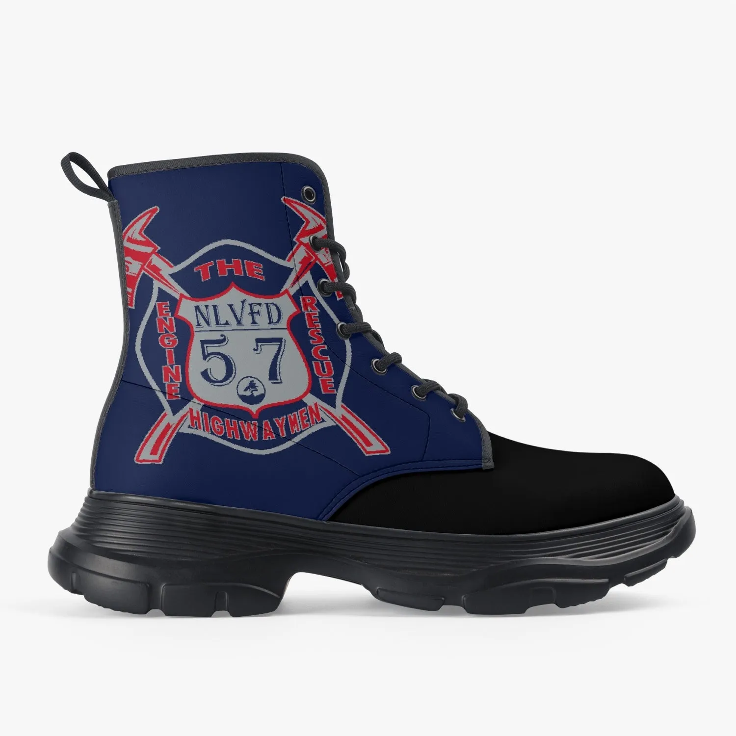 Station 57 Logo  Chunky Boots