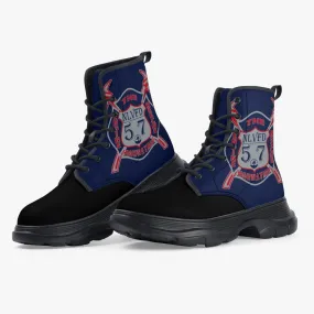 Station 57 Logo  Chunky Boots