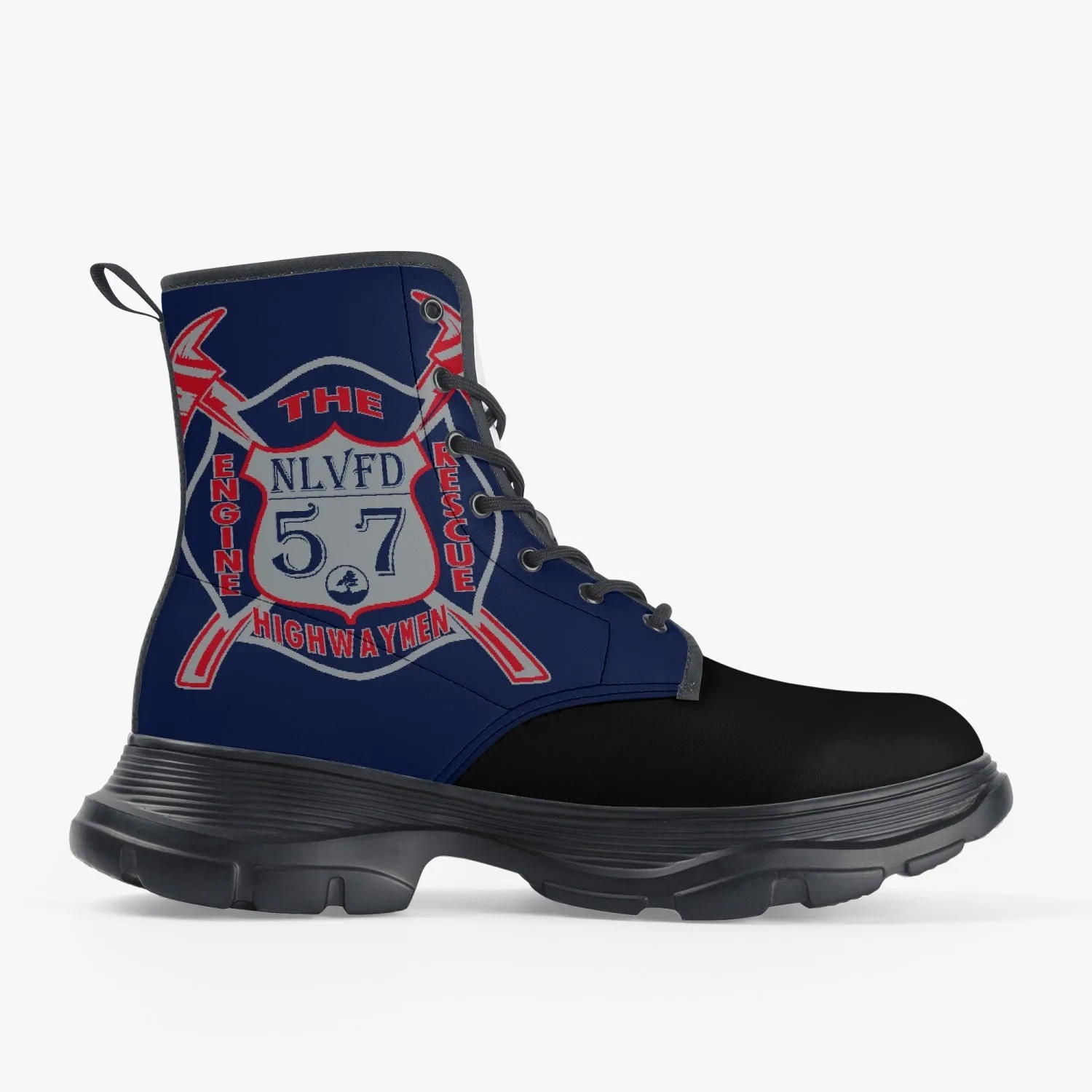 Station 57 Logo  Chunky Boots