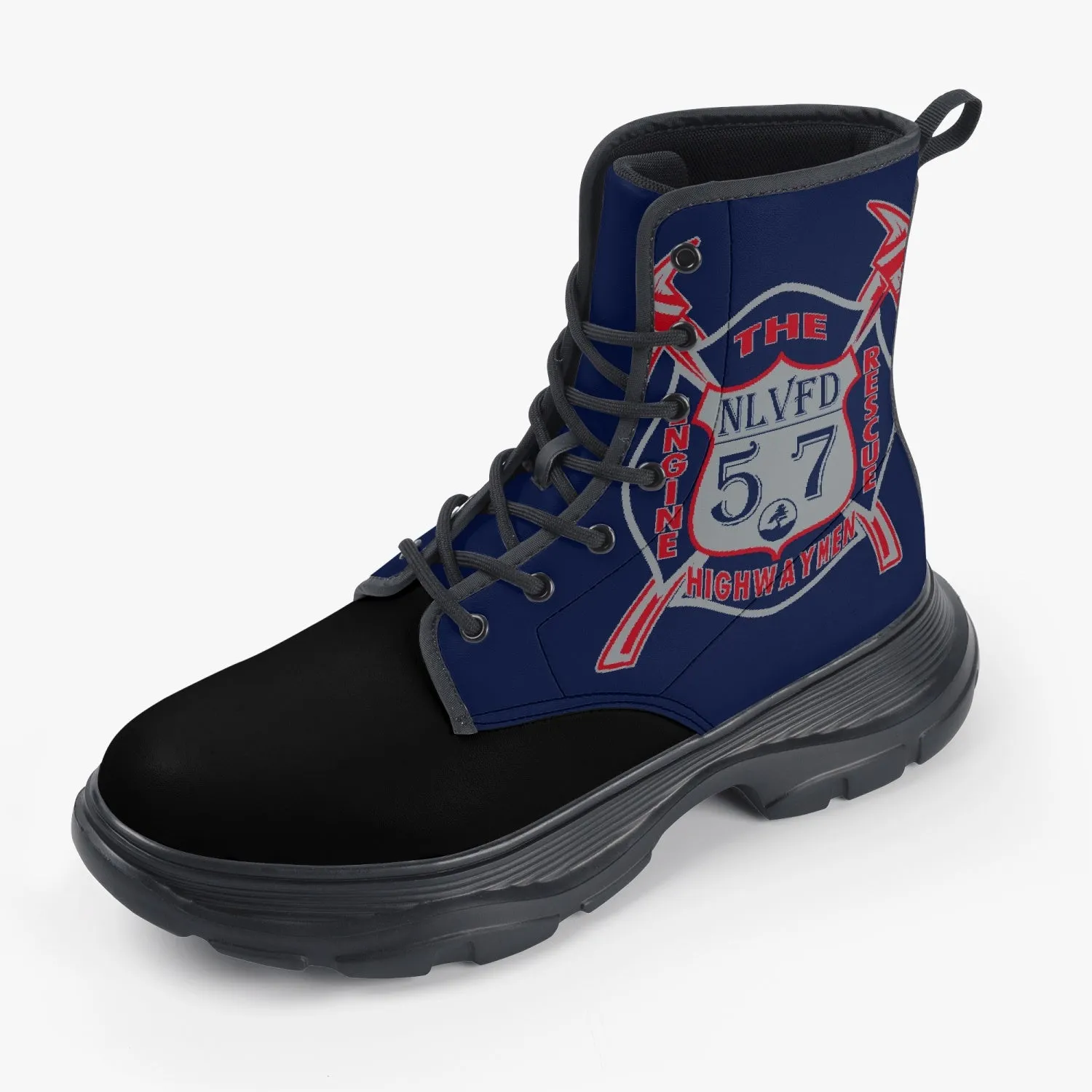 Station 57 Logo  Chunky Boots