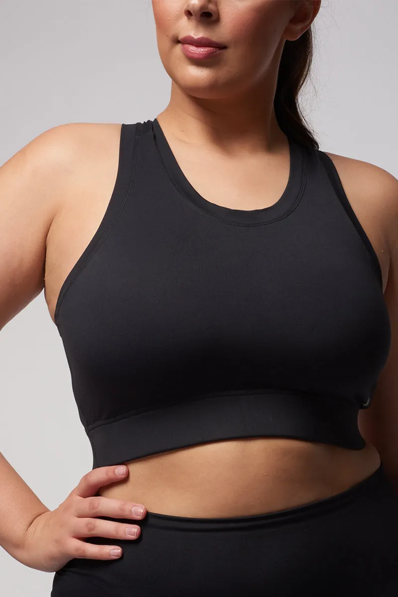 T-Back Running Quick-Dry Bra Black