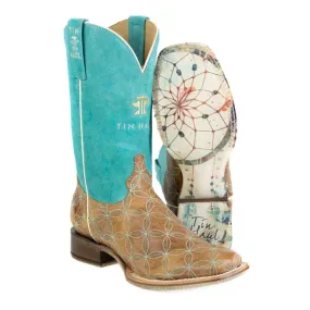 Tin Haul Women`s Dream Weaver Brown Boot