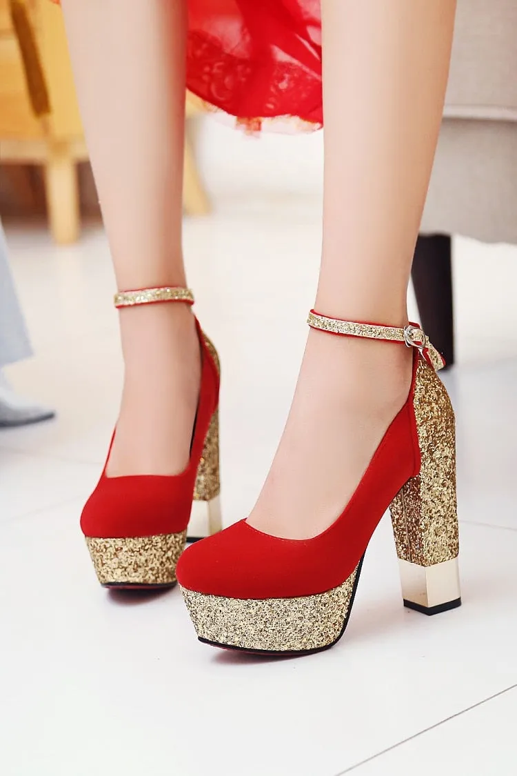 Top Quality High Heels Wedding Bride Shoes