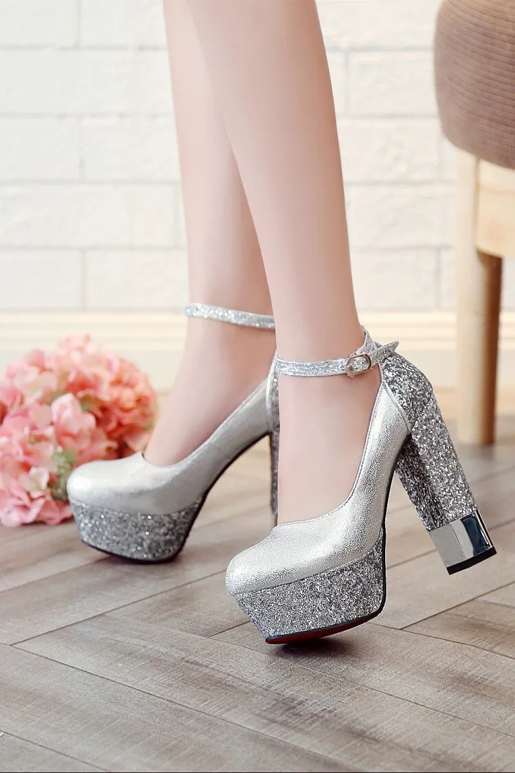 Top Quality High Heels Wedding Bride Shoes