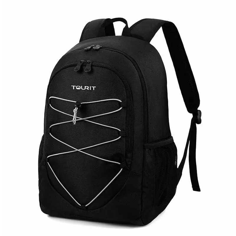 TOURIT 28 Cans Soft Sided Cooler Backpack Insulated Leakproof Backpack Cooler Large Capacity Cooler Bag, Black