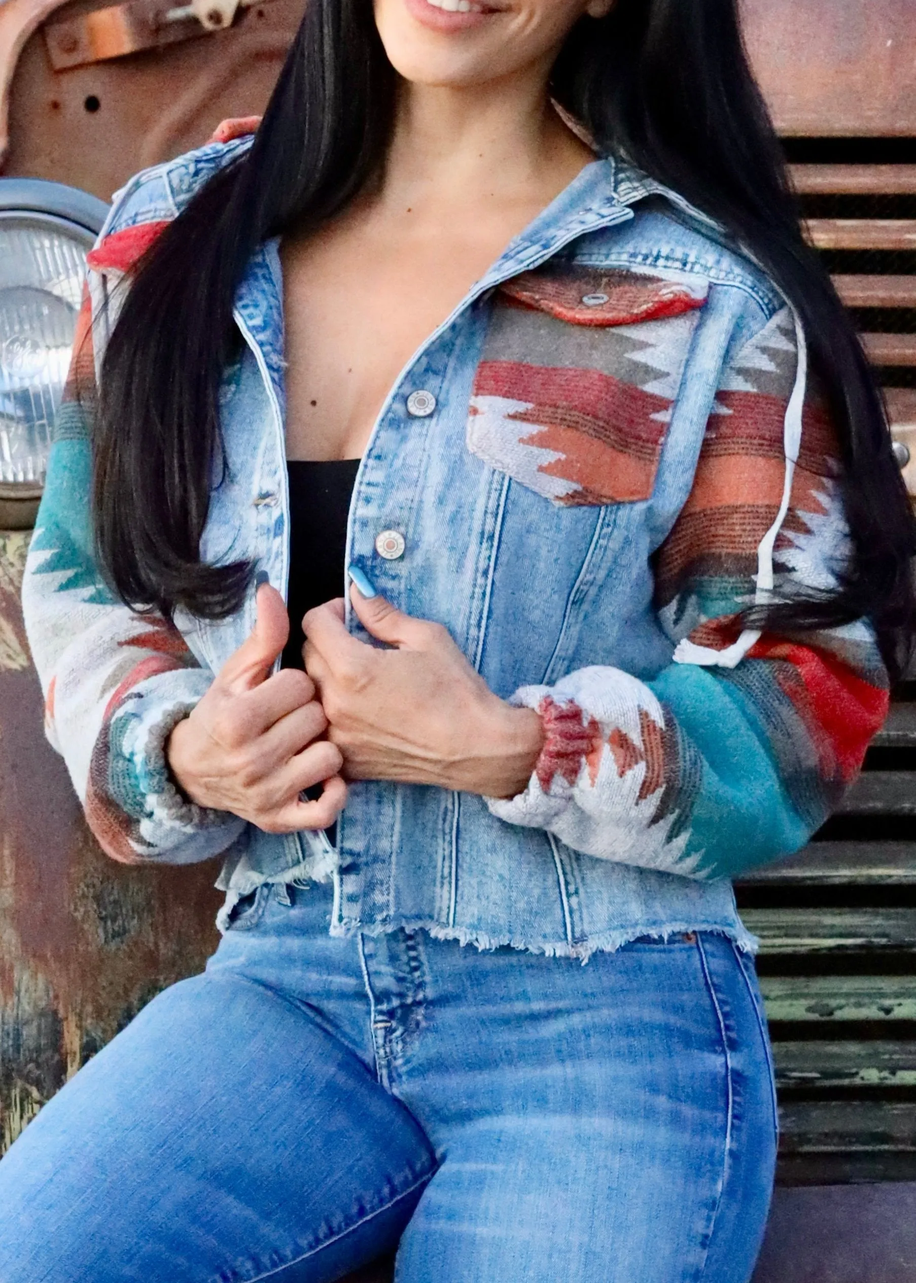 Zion Aztec Button Down Shacket